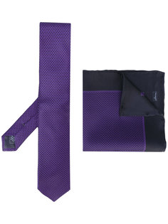 галстук и карманный платок Brioni