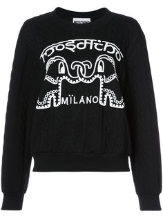 elephant cable knit sweater Moschino