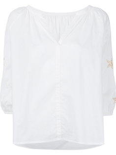 star sleeve placket top Cityshop