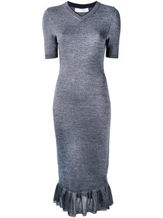 frill hem dress Victoria Beckham