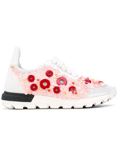 button embellished sneakers No Ka Oi