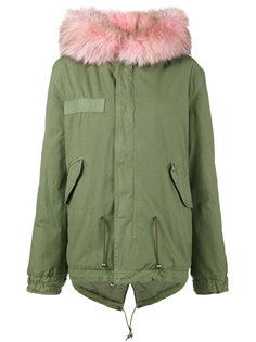 mink fur trimmed short parka Mr &amp; Mrs Italy