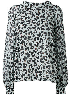 leopard print longsleeved blouse Dorothee Schumacher