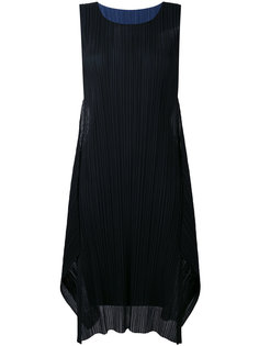 pleated detail shift dress  Pleats Please By Issey Miyake