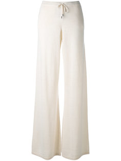 drawstring wide-legged knitted trousers Loro Piana