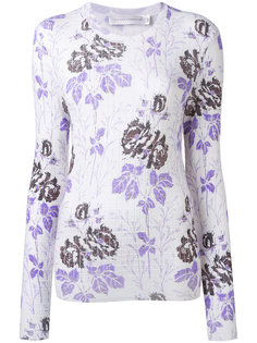 floral ribbed knit Victoria Beckham