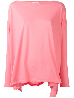 draped long-sleeve T-shirt  Jucca