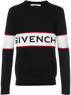 трикотажный джемпер с логотипом Givenchy
