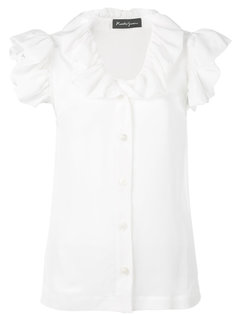 блузка с отделкой оборками Rossella Jardini