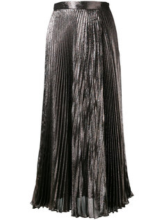 металлизированная плиссированная юбка Christopher Kane