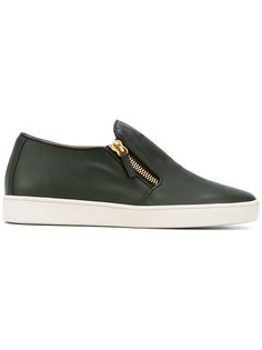 zipped logo sneakers Giuseppe Zanotti Design