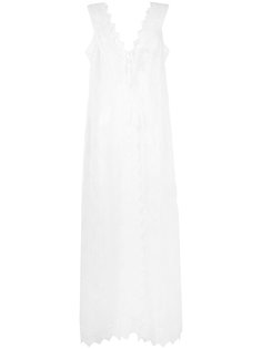 платье с вышивкой Ermanno Scervino