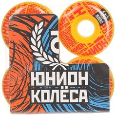 Колеса для скейтборда для скейтборда Union Mosaic Ф2 Yellow/Red 100A 51 mm Юнион