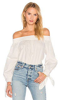 Poplin off shoulder top - BLAQUE LABEL