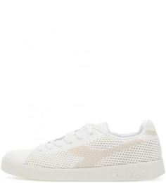 Текстильные кеды на шнуровке Diadora