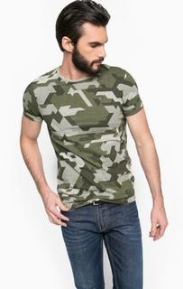 Футболка из хлопка с круглым вырезом Hilfiger Denim