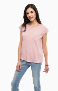 Футболка в полоску с карманом Mustang