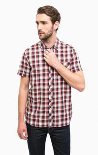 Рубашка в клетку с нагрудным карманом Mustang