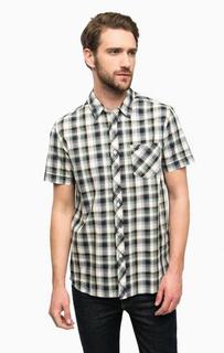 Рубашка в клетку с нагрудным карманом Mustang