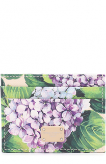 Кожаный футляр для кредитных карт с принтом Dolce &amp; Gabbana