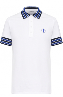 Хлопковое поло с короткими рукавами Dirk Bikkembergs