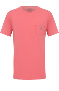 Хлопковая футболка с круглым вырезом Polo Ralph Lauren