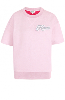 Топ с коротким рукавом и логотипом бренда Kenzo