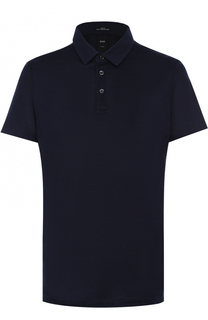 Хлопковое поло с короткими рукавами BOSS