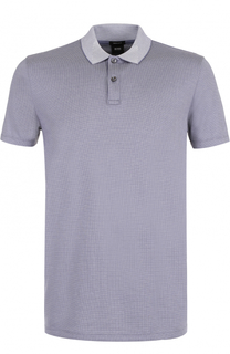 Хлопковое поло с короткими рукавами BOSS