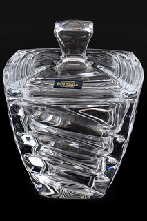 Конфетница с крышкой 14 см Crystalite Bohemia
