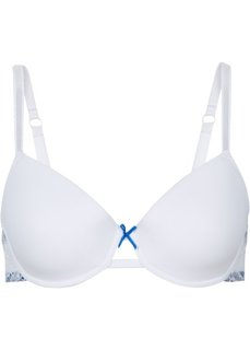 Бюстгальтер, чашка B (белый/синий) Bonprix