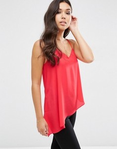 Асимметричный топ с бретелькой ASOS - Красный