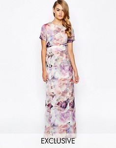 Платье макси с цветочным принтом True Violet - Мульти