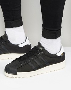 Черные кроссовки в стиле 80‑х adidas Originals Superstar BB3690 - Черный