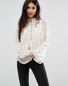Блузка Free People Ready To Run - Белый