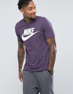 Фиолетовая футболка с необработанным краем Nike 847542-539 - Фиолетовый