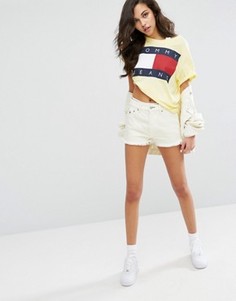 Шорты с завышенной талией Tommy Jeans - Желтый
