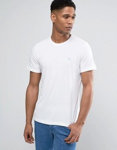 Белая облегабщая футболка с логотипом Abercrombie &amp; Fitch - Белый