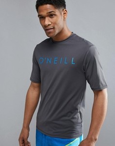 Серая узкая футболка с логотипом ONeill Pioneer - Серый O`Neill