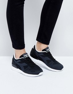 Черные плетеные кроссовки Diadora Titan - Черный
