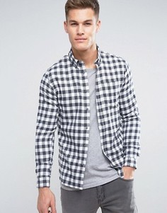 Фланелевая рубашка в клетку Jack &amp; Jones - Белый