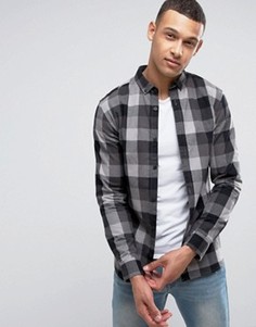 Рубашка в клетку Jack &amp; Jones - Серый