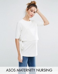 Футболка для кормящих мам ASOS Maternity - Белый