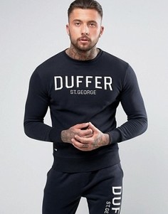 Черный свитшот с логотипом Duffer - Черный