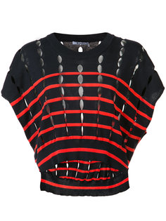 укороченный вязаный топ T By Alexander Wang