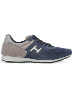 кроссовки с фирменными нашивками Hogan