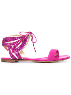 декорированные сандалии  Casadei