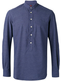 long sleeve collarless shirt Mp  Massimo Piombo