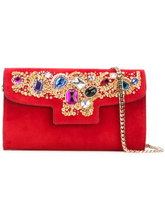 jewelled shoulder bag Casadei