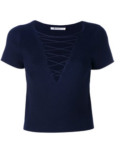 deep v-neck top T By Alexander Wang